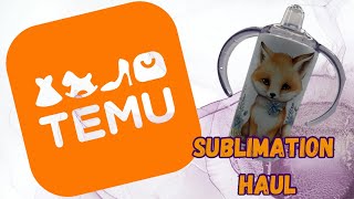 temu sublimation haul [upl. by Williamson]