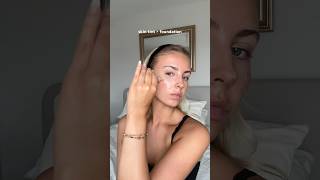 GLOSSIER PERFECTING SKIN TINT 😍🤍 cleangirllook grwmmakeup grwm makeuproutine skintint [upl. by Havelock]