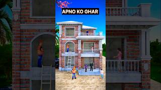 DoStorey Gaon Ka Ghar  Do Manzil Homestead Design  Gaon Mein DoStorey Villa shorts trending [upl. by Iblehs]