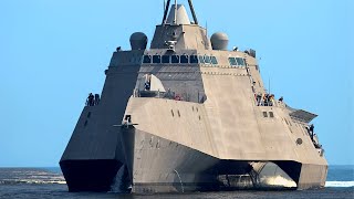 Fastest Warship in the World  USS Independence LCS2 [upl. by Llerrot707]