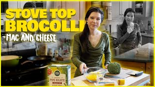 Stovetop Broccoli Mac amp Cheese  Quick amp Easy Recipe [upl. by Engeddi]