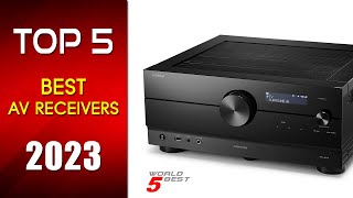 Top 5 Best AV Receivers in 2023  Best AV Receivers Recommendation [upl. by Gehlbach]