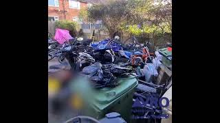 OpAVRO warrant on Coniston Ave Bolton  Four arrests and stolen bikes recovered this morning [upl. by Crandall]