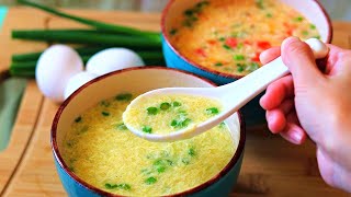 BETTER THAN TAKEOUT  Easy Egg Drop Soup in Two Ways [upl. by Llered948]