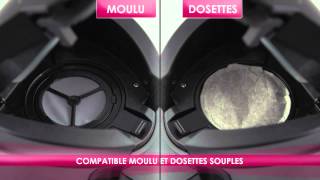 Cafetière double fonction  compatible café dosette souple et café moulu filtre [upl. by Evelunn646]