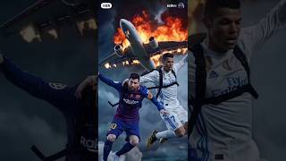 New Video Massi And Ronaldo With Airplane Crash 😱facts respect respect shorts lifehacksronaldo [upl. by Manvell]