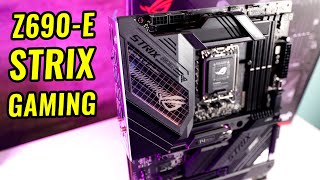 ASUS ROG STRIX Z690E Gaming WiFi Review [upl. by Sauncho]