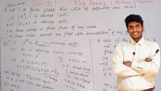 Modern Algebra  Ring Theory  Lecture31  Isomorphism of Galois Field  By Mr Parveen Kumar [upl. by Dralliw]