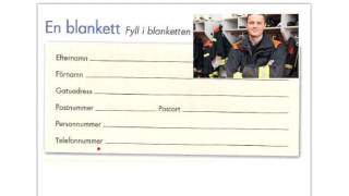 Fyll i en blankett Erik [upl. by Quiteri]