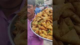 20 plate samosa food indianstreetfood [upl. by Earehc]