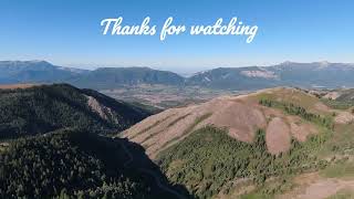 Scenic Powder Mountain valley Eden side Utah [upl. by Ramah]