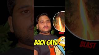 AJ TO BACH GAYA💣🙄 vlog 537  patakhe crackers experiment testing minivlog shorts [upl. by Shaylynn]