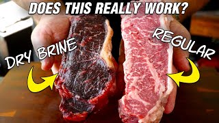 How To Dry Brine Steaks Are They Really Better [upl. by Latnahs650]