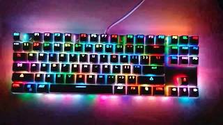 Motospeed K87S TKL Mechanical Keyboard Light Effect Overview and Impressions [upl. by Cline]