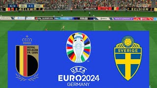 FIFA 23  SWEDEN vs BELGIUM GAMEPLAY  EURO 2024 QUALIFICATION  Pc™ [upl. by Oniluap]