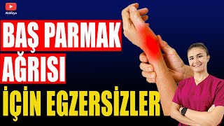 BAŞ PARMAK AĞRISI İÇİN EZGERSİZLER aktifizyo parmakağrısı tetikparmak [upl. by Pearlstein]