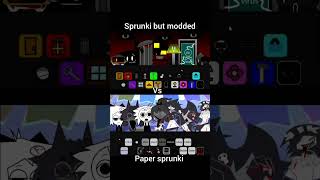 Sprunki but its modded VS Paper mod sprunkiincredibox sprunki [upl. by Dre]