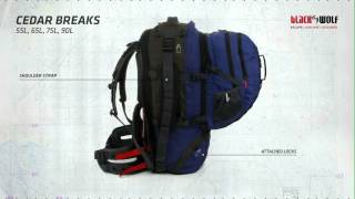 BlackWolf Cedar Breaks Travel Pack features [upl. by Xet]