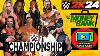 8 Men Ladder Match WWE Championship WWE 2K24 [upl. by Odnalro]