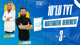 345 YAYINCILIK 10LU TYT MATEMATİK DENEMESİ  3 [upl. by Elem755]