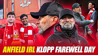 Anfield IRL Scenes Klopps Farewell [upl. by Leola59]