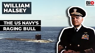 Admiral William Halsey The US Navys Raging Bull [upl. by Aneertak950]