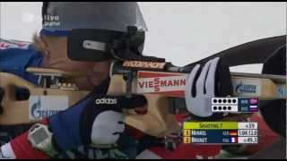 11122010 Biathlon Hochfilzen StaffelRelay Winner DeutschlandGermanyfull [upl. by Ardek599]