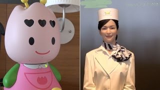 Henn na Hotel — the Huis Ten Bosch hotel where robots are at your service [upl. by Anelhtak]