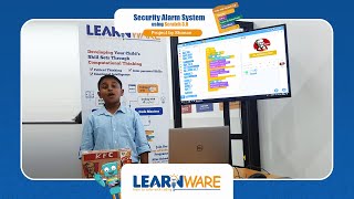 Techie Invention  LearnWare  Security Alarm System using Scratch 30 [upl. by Scotney]