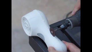 Clarisonic Mia Battery Replacement Part 3 Cutting with the Dremel Tool [upl. by Yderf]