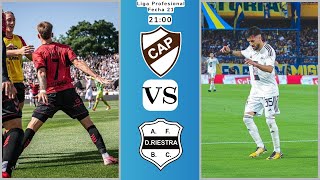 🔴PLATENSE VS RIESTRA EN VIVO CON VIDEO🔴 [upl. by Huxham205]