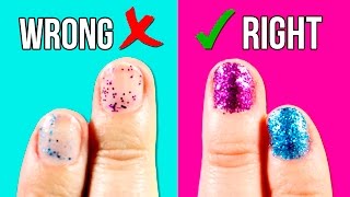 COMMENT appliquer le VERNIS à ONGLES BRILLANT  ONGLE BRILLANT COMPLET [upl. by Rhea]