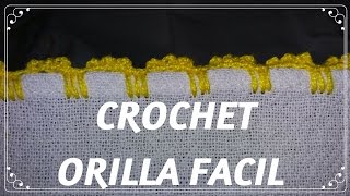 CROCHET Orilla FACIL para Principinates 4 [upl. by Teeter]