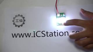 ICStation Funny DIY Touch Delay Switch Light LED Kits [upl. by Werby972]