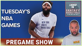 NBA Fantasy Basketball Pregame Show  Tuesday October 31 [upl. by Paske]