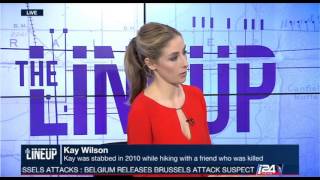 Kay Wilson Ian Birrell Daily Mail funding terror story i24News 2016 03 28 [upl. by Dnomaj]