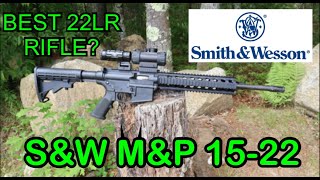 SMITH AND WESSON MampP 1522 TEST amp REVIEW  BEST 22LR RIFLE [upl. by Shirlee]