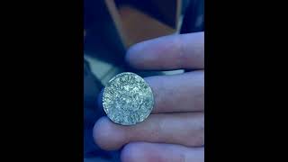 Old medieval coin from the fieldmetaldetecting finds silvercoins silver gold wykopki [upl. by Napas]