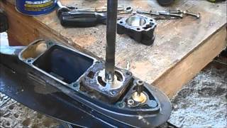 How To Replace A Tohatsu  Nissan Outboard Water Pump  Impeller [upl. by Flosser]