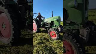 Kramer Oldtimer beim Grüngut schwaden🎩🚜😍 [upl. by Abram]