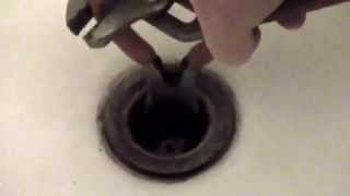 DIY Bathtub Drain Removal andor Installation Tool and Procedure [upl. by Archaimbaud]