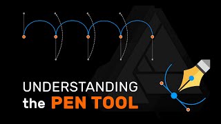 Affinity Designer iPad Pen Tool  Understanding how it Works [upl. by Elleirda21]