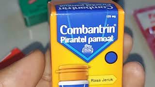 Combantrin Sirup Anak  Obat Cacing  Dosis sekali minum  Pirantel Pamoat  Kecacingan  Rasa Jeruk [upl. by Dnalsor623]