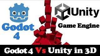 Unity Vs Godot 4 3D Engine Performance Comparison Godot 4 Vs Unity for 3D Game Dev [upl. by Damara287]