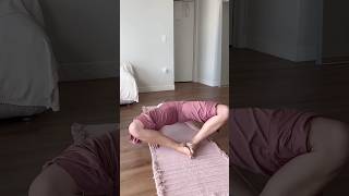 😂🤣 Fliping my dog best yoga pose split stretched flexible ballerina verticalsplits trending [upl. by Ariad]