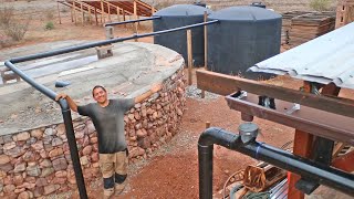 Installing a Massive Rainwater Harvesting System from Start to Finish [upl. by Balsam850]