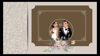 INTRO  MARIAGE  WEDDING  4 TEMPLATES  VIDÉO SANS COPYRIGHT [upl. by Zingg]