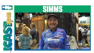 Simms New Upgraded Pro Dry Rain Gear with Shaw Grigsby  ICAST 2015 [upl. by Dloreg229]