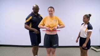 Navy Body Composition Assessment BCA [upl. by Berhley]