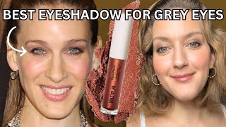 BEST EYESHADOW COLORS FOR GREY EYES [upl. by Adnawaj256]